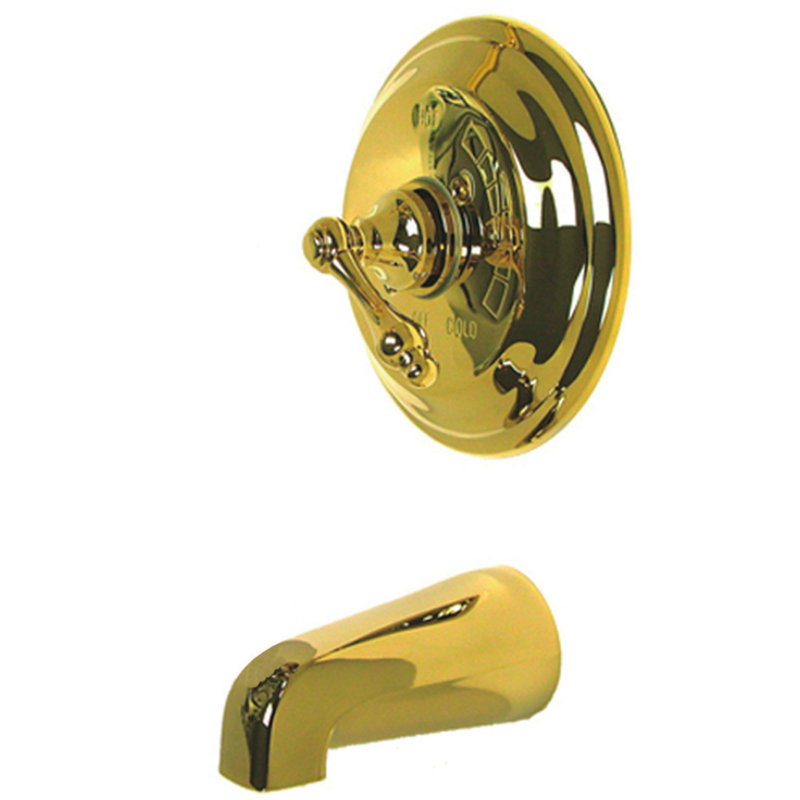 Kingston Brass Vintage Single-Handle Pressure Balanced Tub Faucet, Brushed Nickel