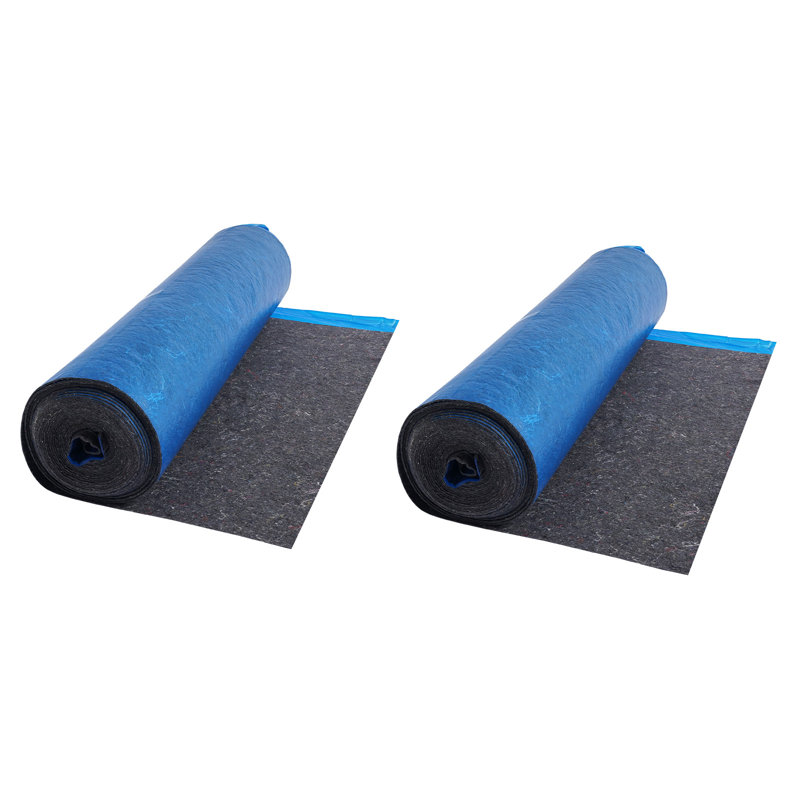 Floor Underlayment 400 sq ft 3mm Recycled Fibre Sound/Vapour Barrier Blue