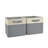 RiverRidge Kids 2pc Two-Tone Fabric Collapsbilble Cube Storage Organizers with Handles-774952895