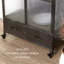 Buffet style industriel en fer vieilli
