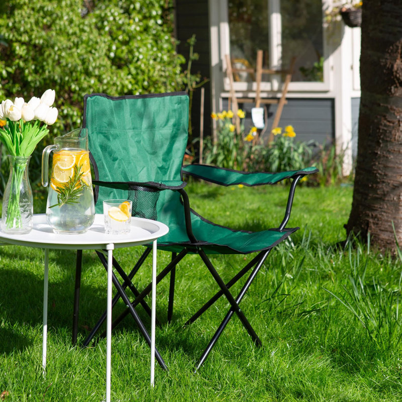 Folding Deck Chair, Green