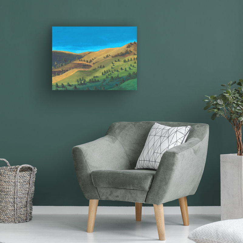 Bolognaise «Golden Hillsides II» sur, H 35 po x l 47 po