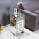 Cassie Mirrored Glass Bedside Table With Three Drawers Size