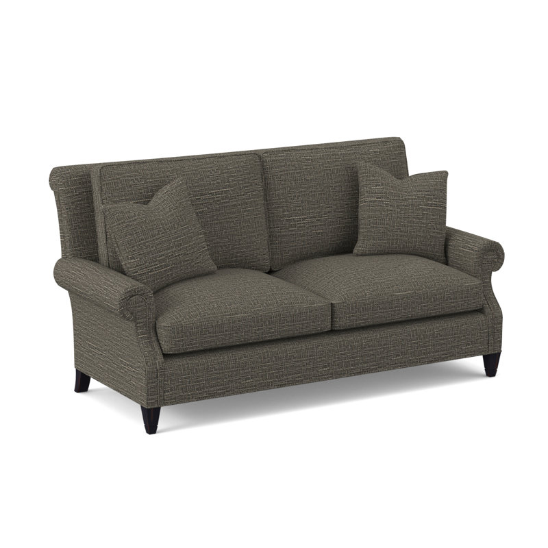 Library Sofa, Vintage Ebony, Elise Linen