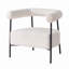 Fauteuil d'appoint rembourré Boucle