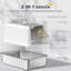 Stainless Steel Cat Litter Box with Removable Lid Scoop-115118128