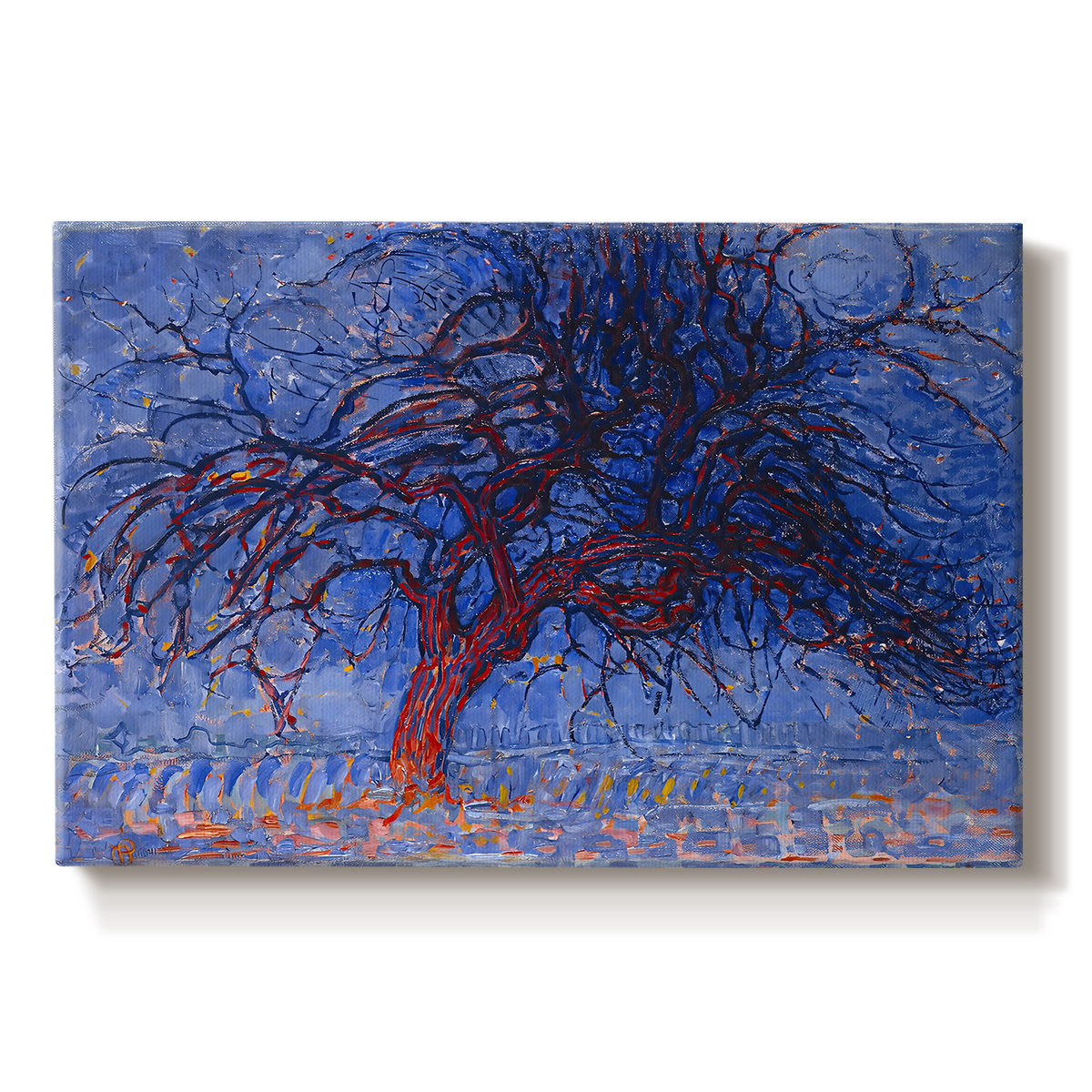 Alcott Hill® Avond (Evening): The Red Tree-Piet Mondrian-Gallery ...