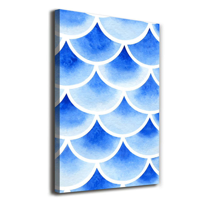 Fish Scales - Wrapped Canvas Print