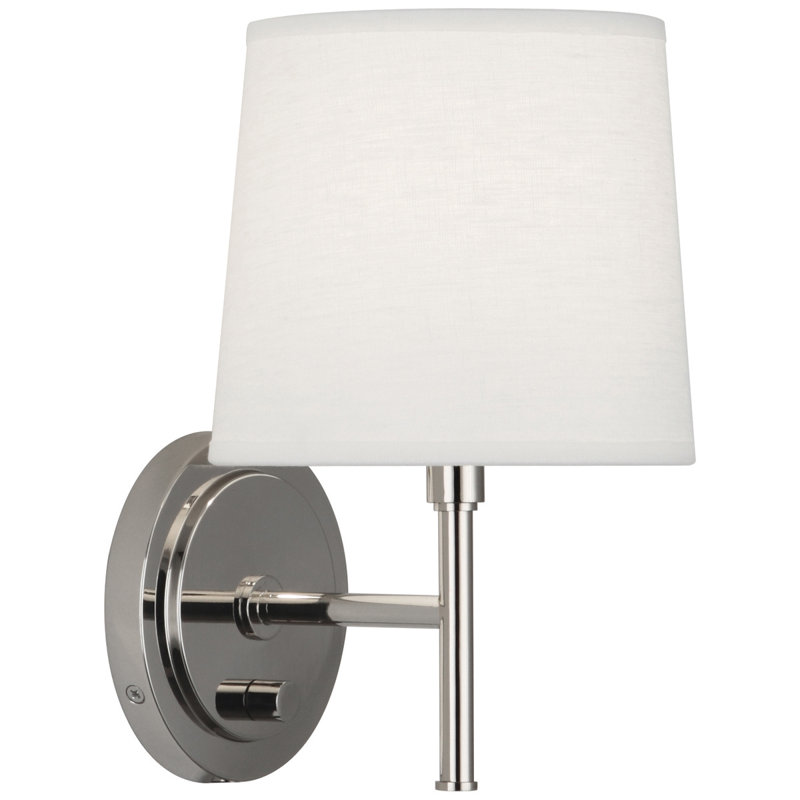Bandit 1 - Light Armed Sconce, Polished Nickel