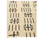 Tapis noir et blanc Newsom