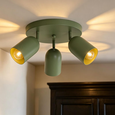 Spot de plafond triple à 3 lumières
