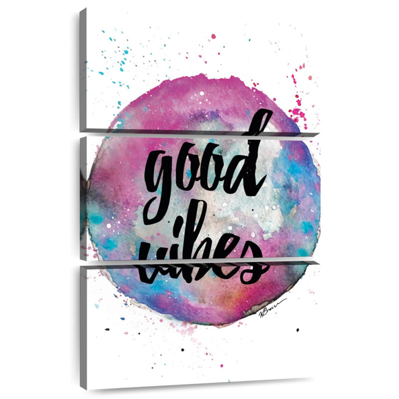 Good Vibes Splash, H 65 po x l 42 po