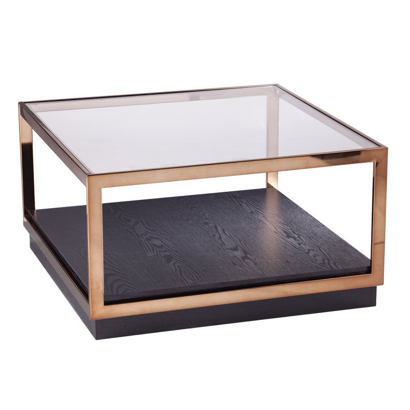 Coni Glass Top Single Coffee Table