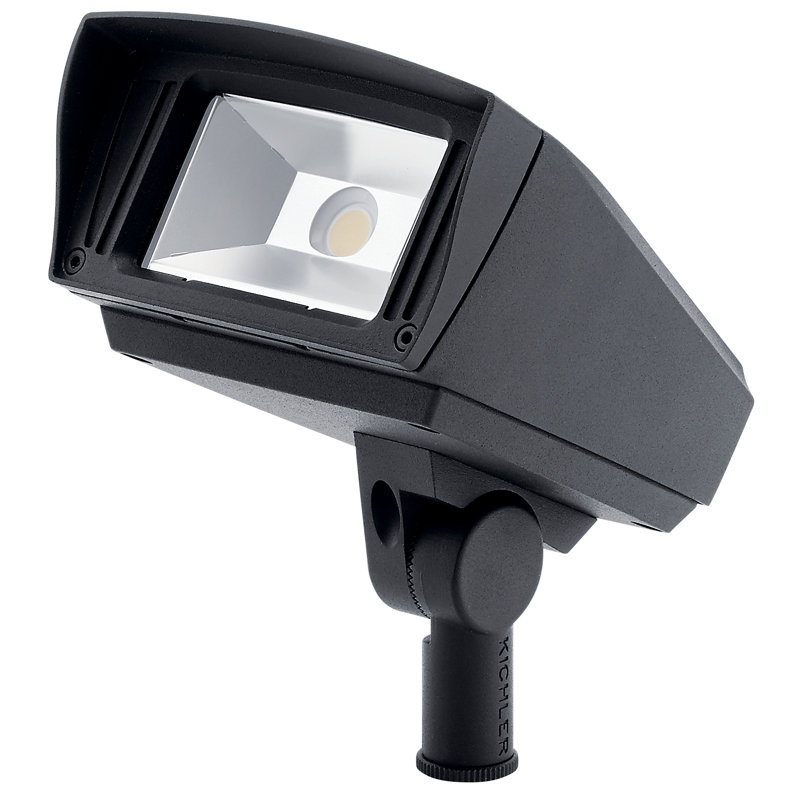 Projecteur à DEL basse tension câblé, 3000 K, Noir texturé
