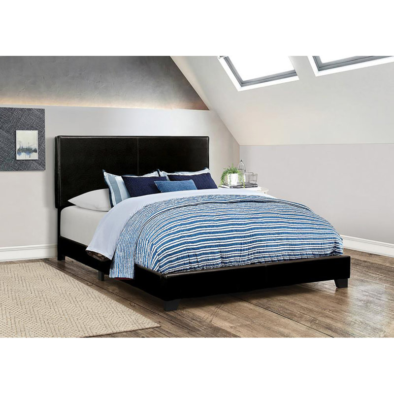 Black Full Panel Bed