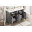 Meuble-lavabo moderne de 48 pouces avec lavabo en céramique, portes à fermeture en douceur, tiroir rabattable, tablettes de porte à double couche, solution de rangement élégante-126319900-126319902