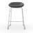 Palm Upholstered Backless Stool with Metal Frame-44643235-21155472
