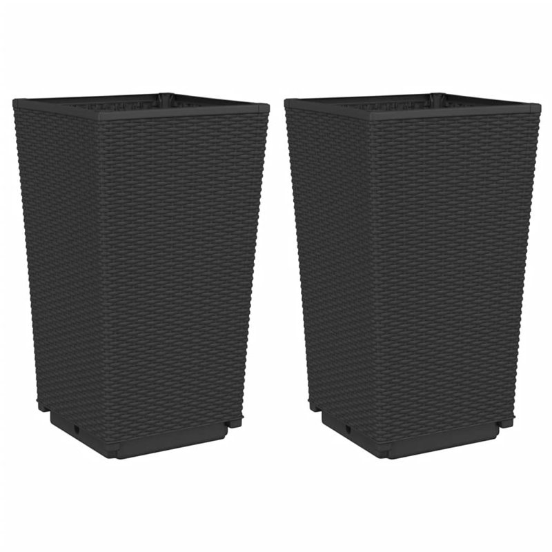 Aishini Pot Planter, Black