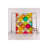Multi Color Mixed Geometric Circle Quadrilateral Shape Pattern Modern Decorative Machine Washable Area Rug-1481811764