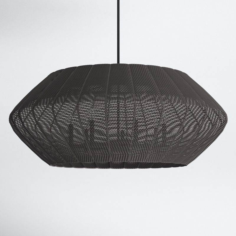 Ariza 7-Light Chandelier, Black, Black