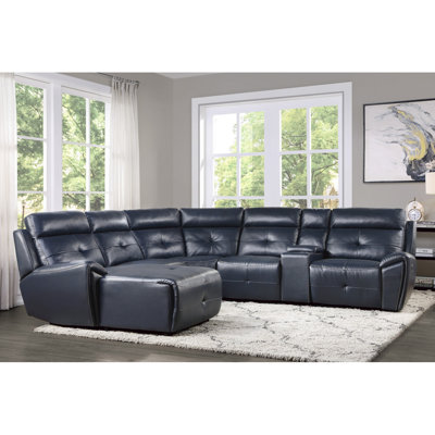 Canapé modulaire inclinable 6 pièces Dolphus