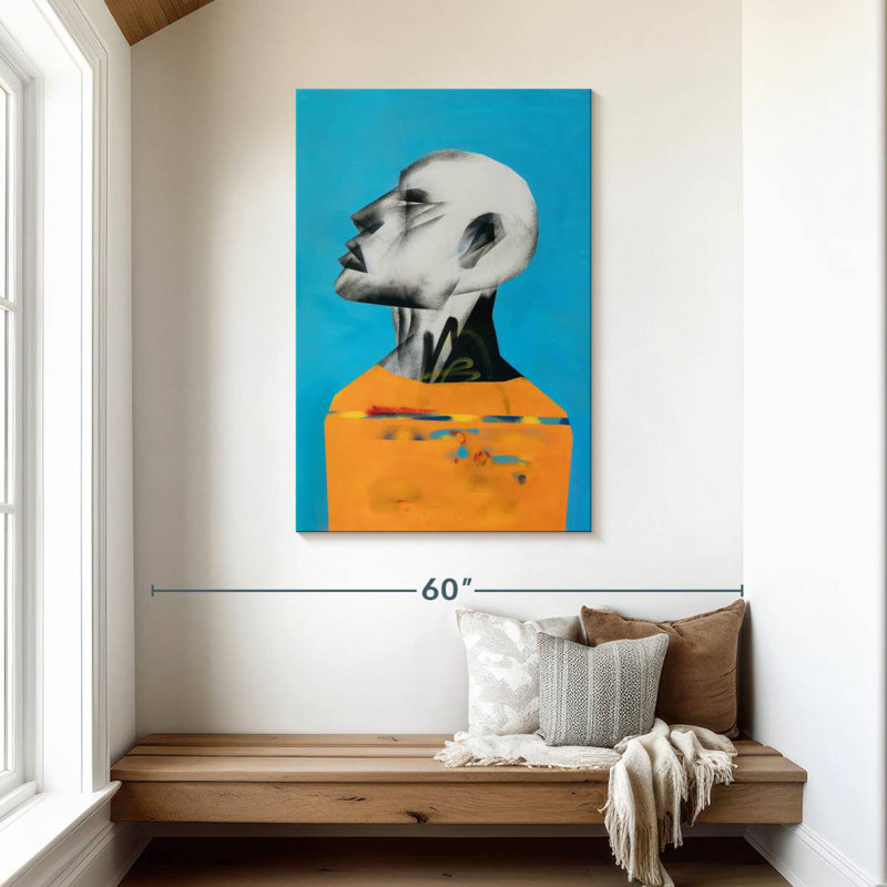 Leisha Yellow Portrait, 45" H x 30" W