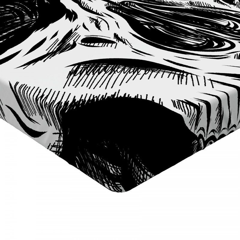 Drap-housse abstrait halloween, Drap-housse grand