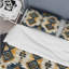 Ensemble de housse de couette géométrique rétro bleu géométrique Navajo II-109147080