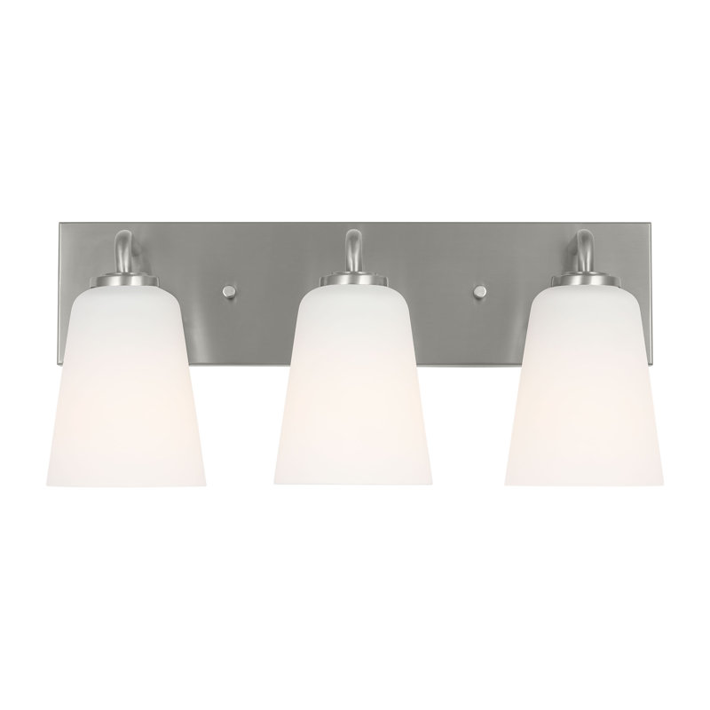 Grand meuble-lavabo Miles de génération Lighting , Nickel brossé, Blanc