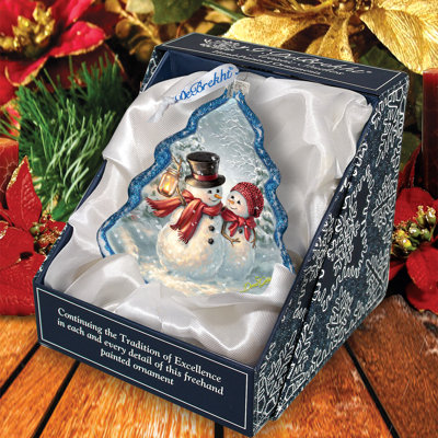 Ornement en forme de couple de vacances Holiday Splendor