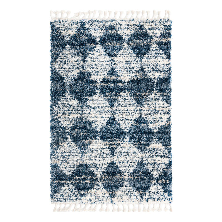 Serenity Shag Geometric Indoor Rug