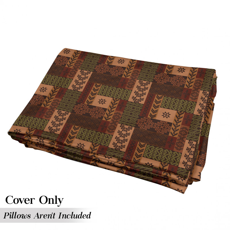 Housse de coussin d'extérieur Folk Design Motifs, H 2 po x l 27 po x P 88 po
