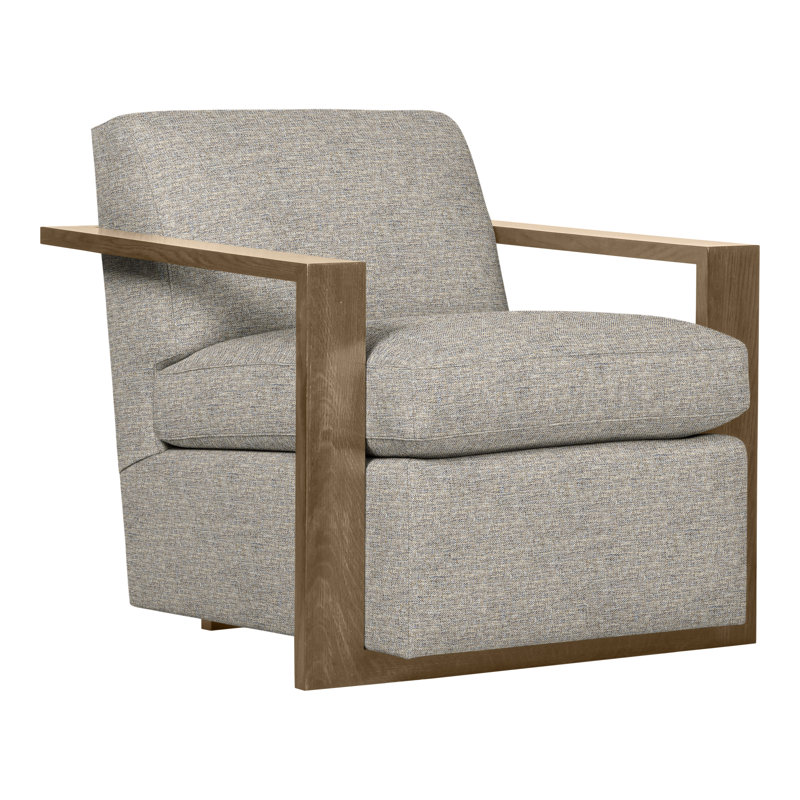 Thom Filicia Home Upholstered Armchair, Impala Storm, Hampton