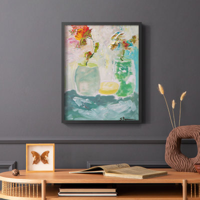 «Tahitian Sunrise», reproduction encadrée - bois massif
