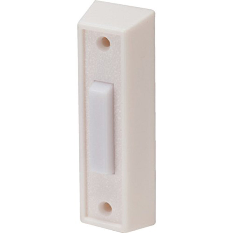 Bouton poussoir éclairé, Blanc