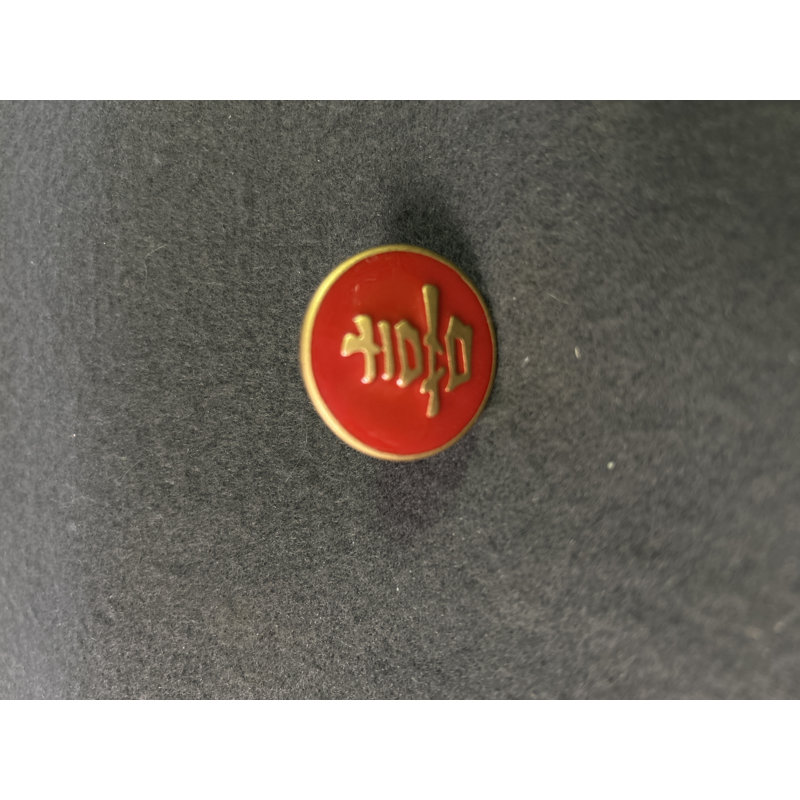 (5 Pack) 1-1/4 inch Happiness Knob Red and Gold Epoxy