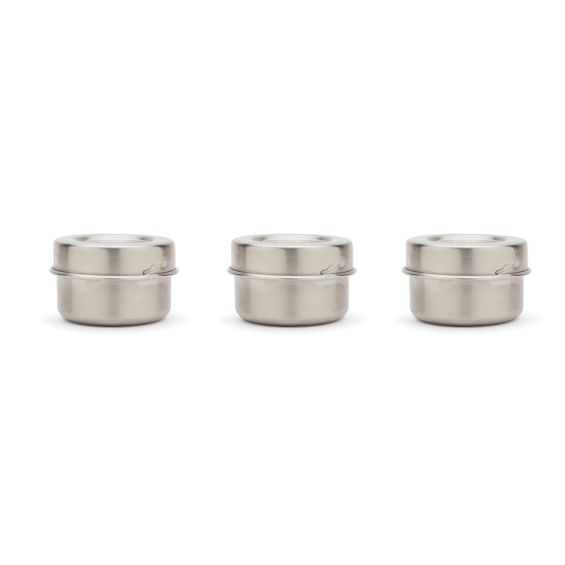 Food Storage - Set of 3 Containers and 3 Lids