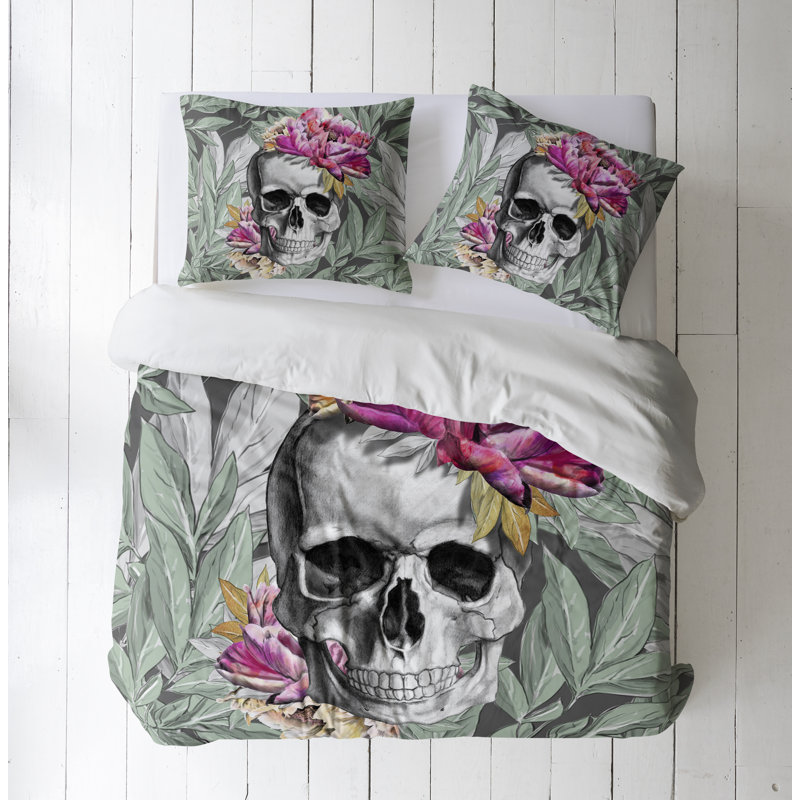 Modern & Contemporary Polyester Duvet Cover, Twin Duvet Cover + 1 Queen Sham