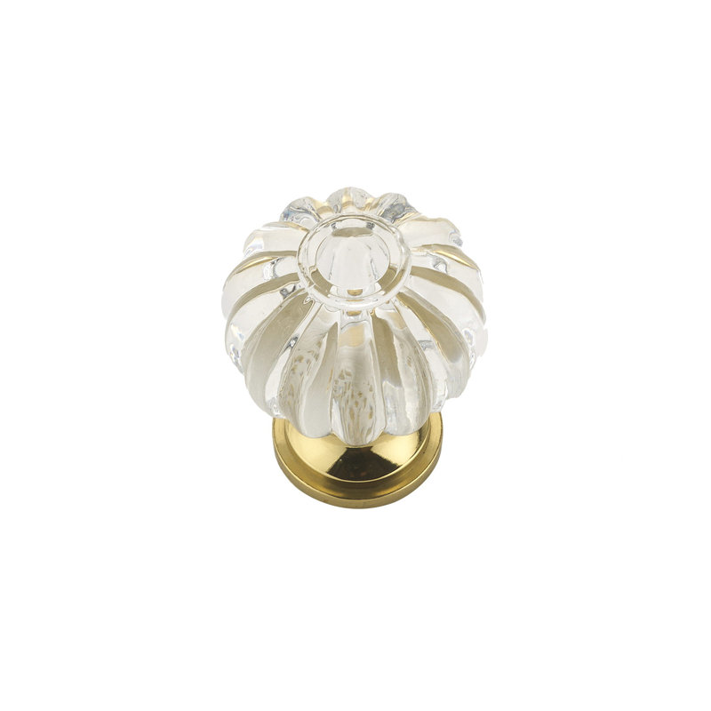 Poignée ronde Expression 1 3/32 po de diamètre, Transparent