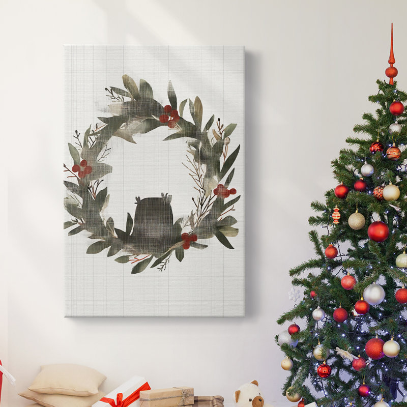Art des Fêtes de Noël - Toile tendue avec châssis CCGXXI, H 27 po x l 18 po