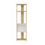 Bizzell 4 Tier Geometric Bookcase Modern Display Unit for Living Room or Home Office-1131720790-1131720793