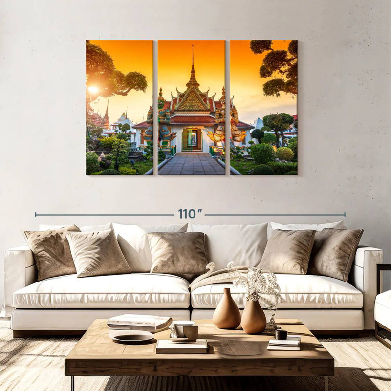 Adella Wat Arun Gate, 48" H x 74" W
