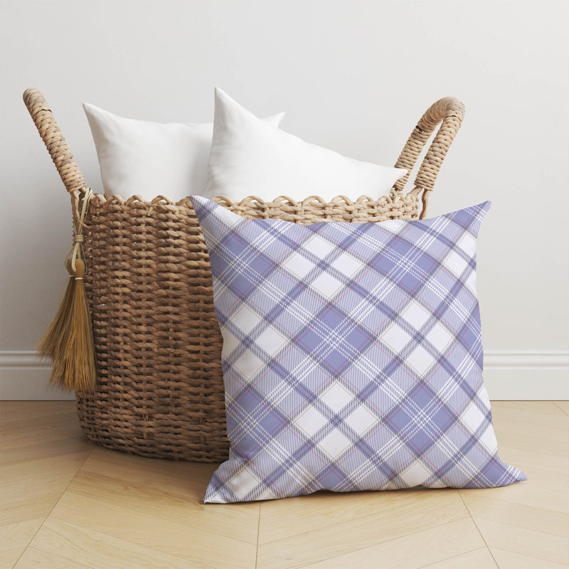 Coussin Diamond, H 16 po x l 16 po, Mauve
