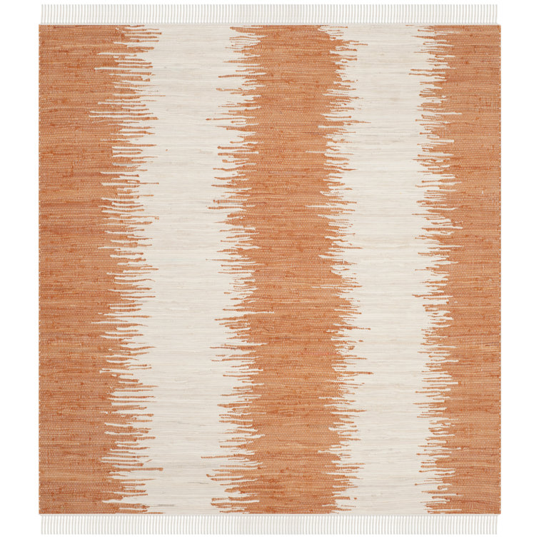 Parvin Hand Woven Cotton Striped Rug