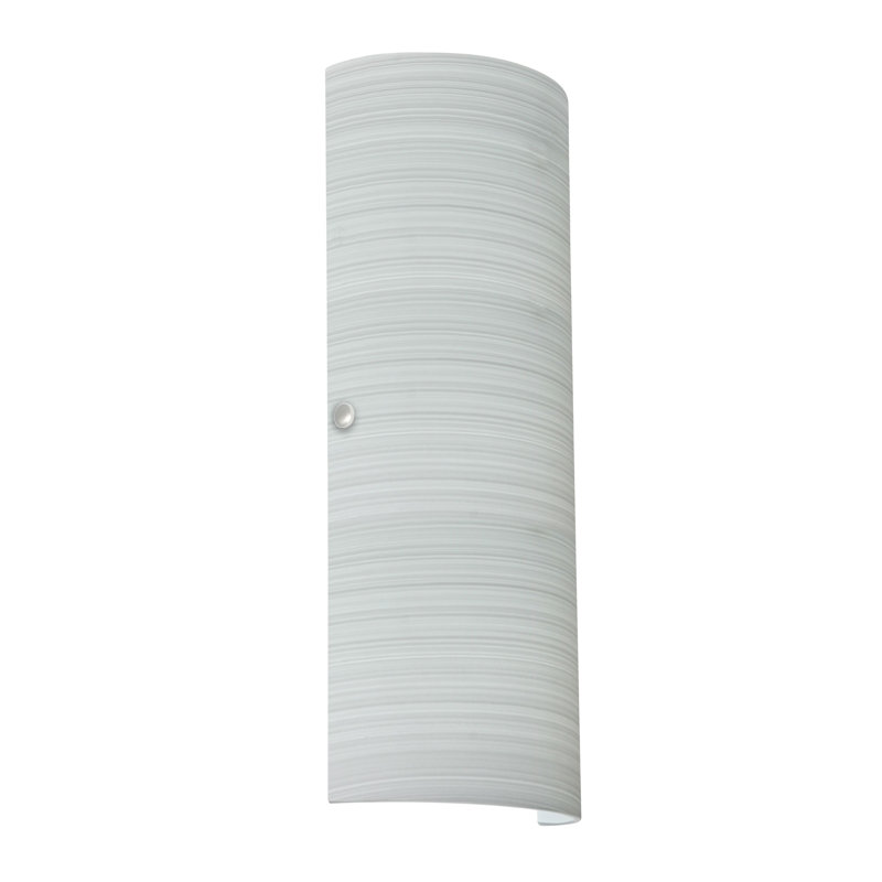 Torre Flush Mounted Sconce, 17.75" H, Chalk, Bronze