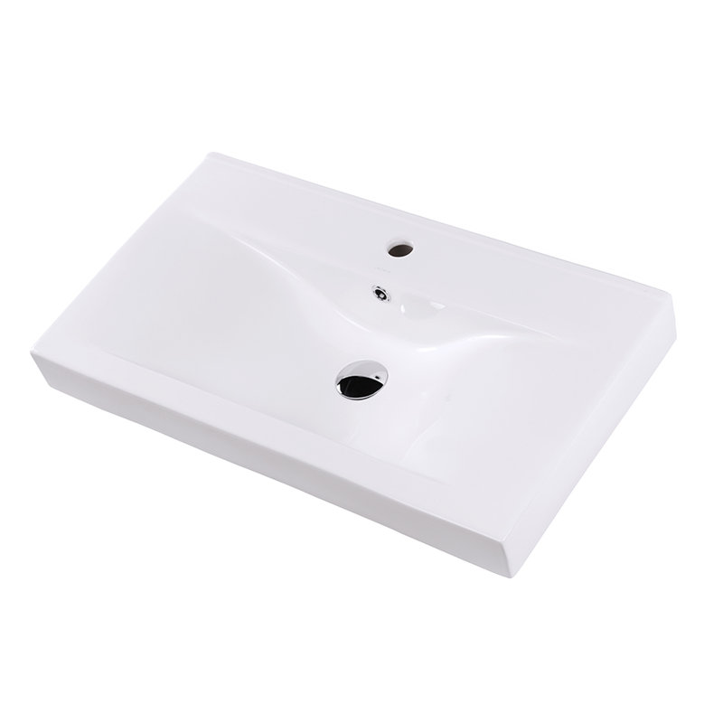 Spring 30.25'' L Bathroom Sink, 4" Centers
