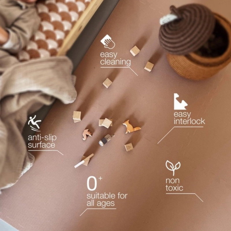 Cinnamon - Play Mat, 0.47" H x 144" L x 120" W