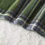 Couvertures et jetés chauffants confortables, polyester doux, écossais vert, conception compacte de 50 x 60 po