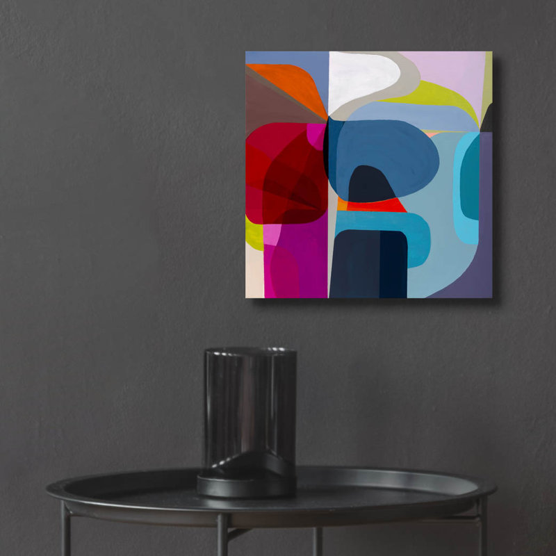 «Point Of Entrée» par Marion Griese, H 12 po x l 12 po x P 0,13 po