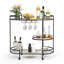 Mirror Shelf Metal Bar Cart-1626888497